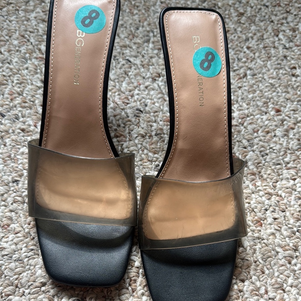 BCBGeneration Black and Tan Women's Shoes
